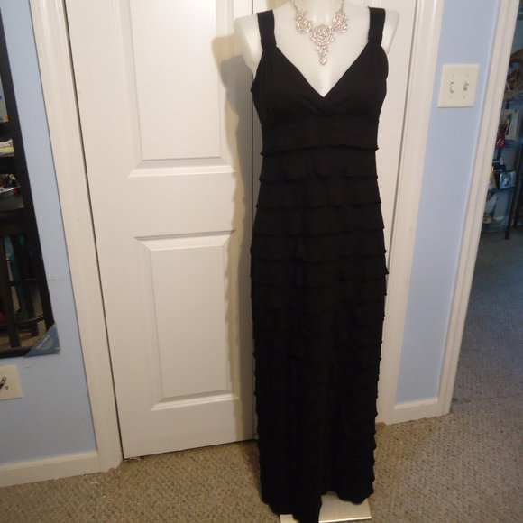 Max Studio Dresses & Skirts - Max Studio Black  Maxi Tiered Dress